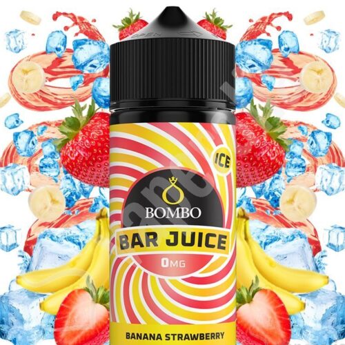 banana strawberry ice 100ml bar juice by bombo e1723712727908