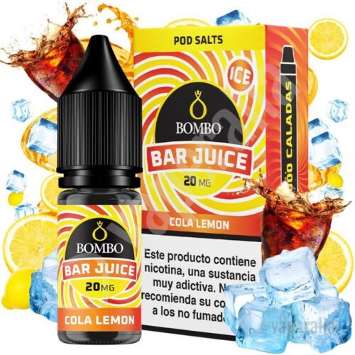 cola lemon ice 10ml bar juice by bombo 1