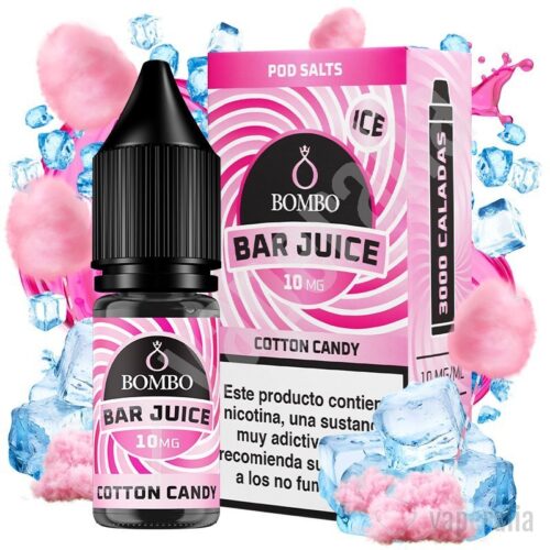 cotton candy ice 10ml bar juice by bombo