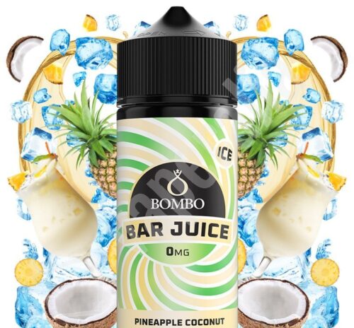 pineapple coconut ice 100ml bar juice by bombo e1723712693655