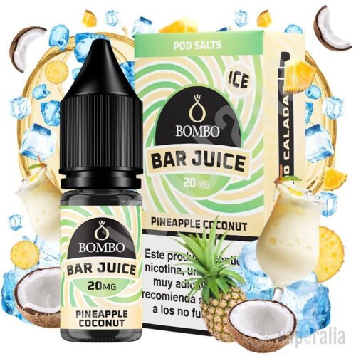 pineapple coconut ice 10ml bar juice by bombo