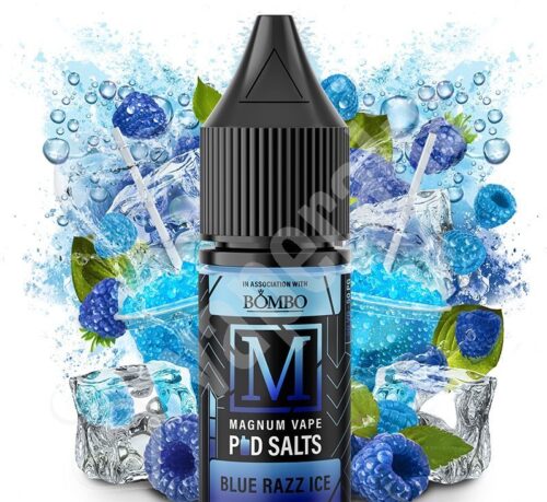 blue razz ice 10ml magnum vape pod salts e1723819287800