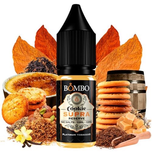 cookie supra reserve 10ml platinum tobaccos nic salts by bombo