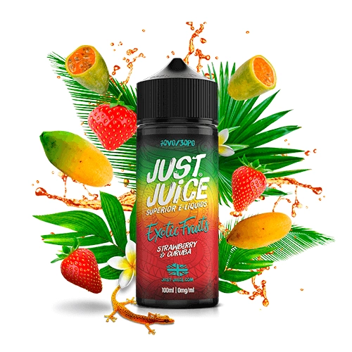 just juice exotic fruits strawberry amp curuba 100ml 403170