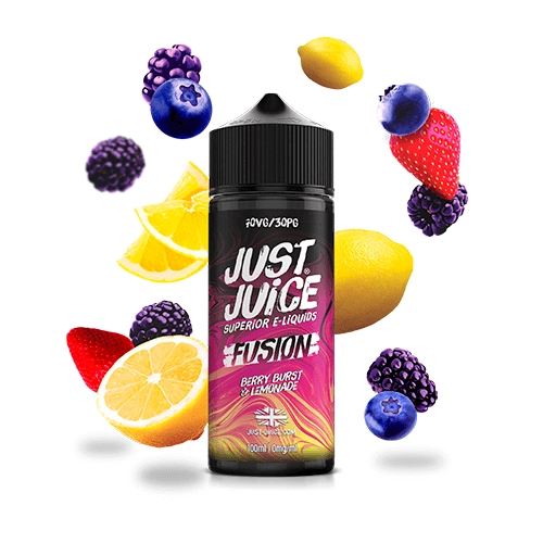 just juice fusion berry burst and lemonade 100ml 871072