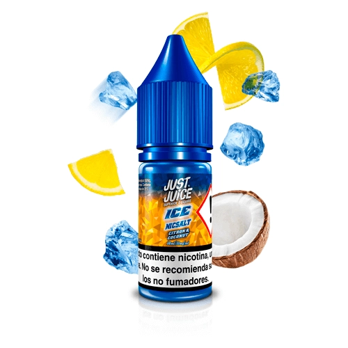 just juice ice nic salt citron coconut 10ml 957689 1