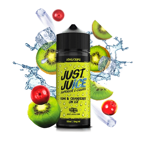 just juice kiwi amp cranberry on ice 100ml 1