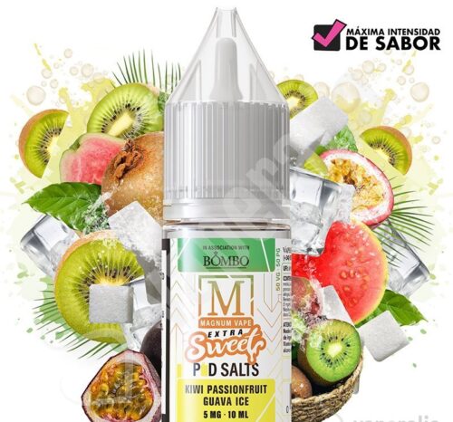 kiwi passionfruit guava ice 10ml magnum vape extra sweet pod salts e1723712918987