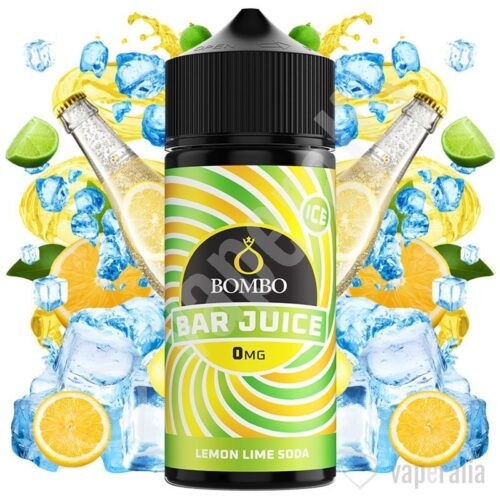 lemon lime soda ice 100ml bar juice by bombo