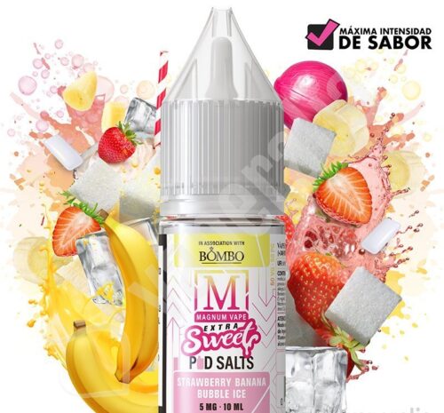 strawberry banana bubble ice 10ml magnum vape extra sweet pod salts e1723713288448