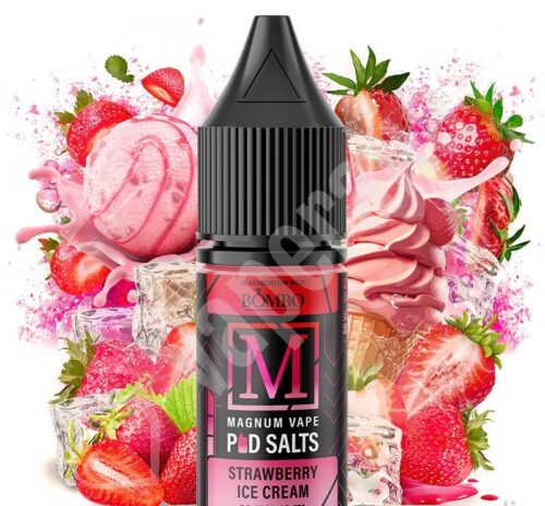 strawberry ice cream 10ml magnum vape pod salts e1723818769789