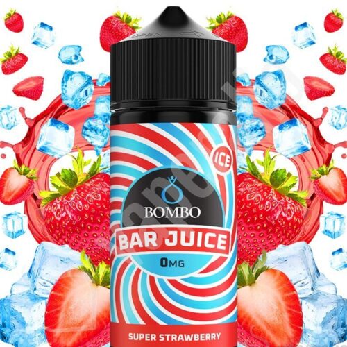 super strawberry ice 100ml bar juice by bombo e1723712390420