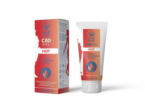 GEL efecto Calor, 1000mg de CBD de Medileaf