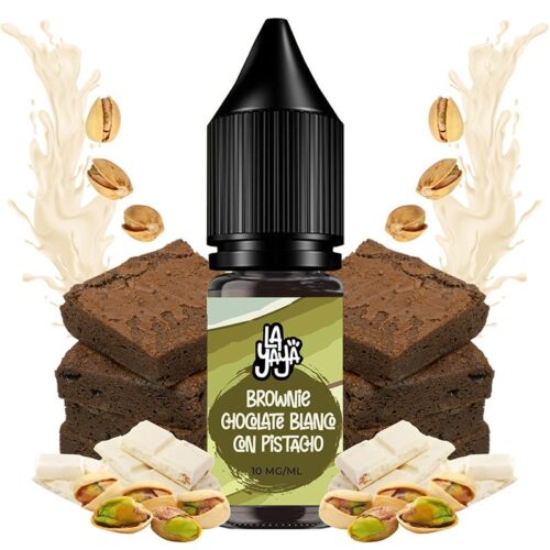 Brownie Chocolate Blanco con Pistacho 10ml - La Yaya Salt