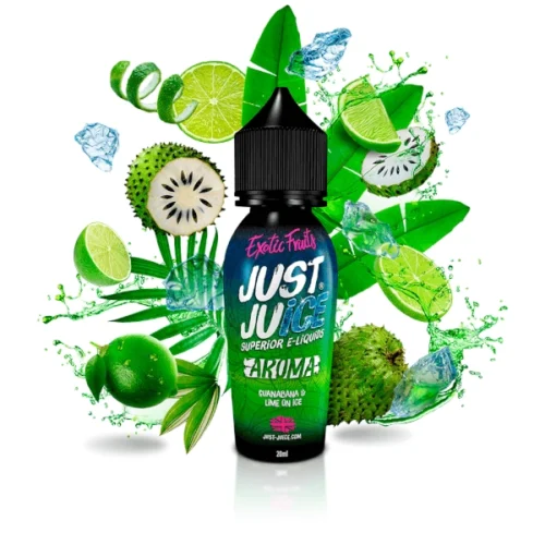 Just Juice Exotic Fruits Guanaba and Lime Ice 20ml Longfill