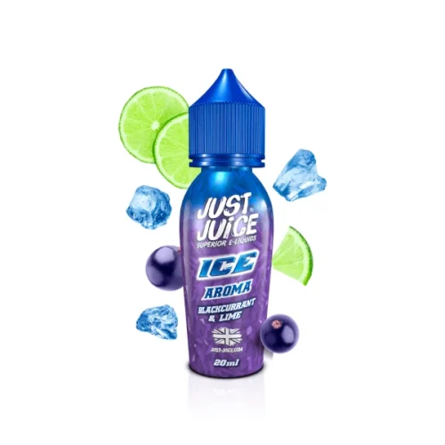 Just Juice Ice Blackcurrant and Lime 20ml Longfill